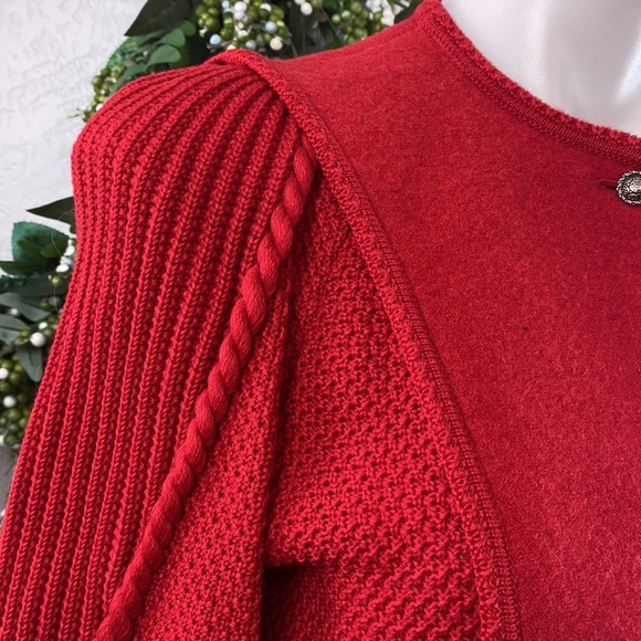 Geiger Vintage Boiled Wool Cardigan Sweater - Picture 3 of 11